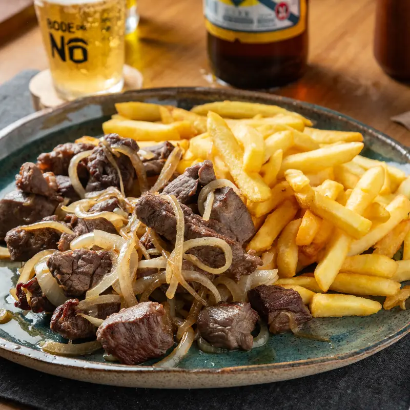 Carne de Sol com Fritas